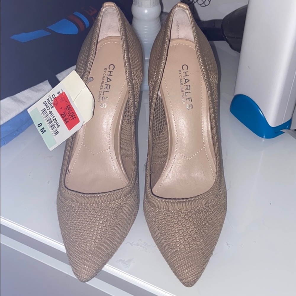 Nude Pumps size 8